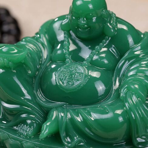 Fengshui Laughing Buddha Statue - Happy Buddha Sculptures for Good Luck Wealth and Happiness Home Decor Congratulatory Gifts in Saudi Arabia