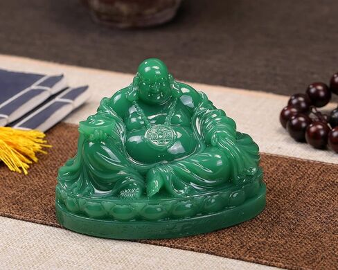 Fengshui Laughing Buddha Statue - Happy Buddha Sculptures for Good Luck Wealth and Happiness Home Decor Congratulatory Gifts in Saudi Arabia