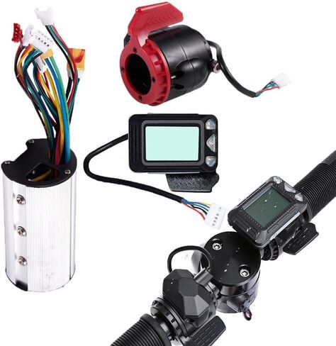Ebike Motor Controller LCD Display Kit, 24V/36V Waterproof LCD Display Panel Brushless Controller Kit, Electric Bike Motor Controller with Waterproof LCD Display Panel Set for Elec in Saudi Arabia