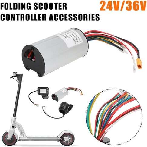 Ebike Motor Controller LCD Display Kit, 24V/36V Waterproof LCD Display Panel Brushless Controller Kit, Electric Bike Motor Controller with Waterproof LCD Display Panel Set for Elec in Saudi Arabia