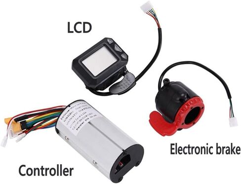 Ebike Motor Controller LCD Display Kit, 24V/36V Waterproof LCD Display Panel Brushless Controller Kit, Electric Bike Motor Controller with Waterproof LCD Display Panel Set for Elec in Saudi Arabia