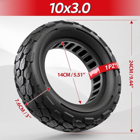 1PZ KBO-5DX 10x3 استبدال الإطارات الصلبة لـ Nanrobot D4+ D5+ D6+ Varla Eagle 1 Zero 10x Apollo Pro Kugoo M4 Pro سكوتر كهربائي Go Karts in Saudi Arabia