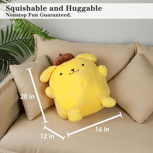 juju Pompompurin Plush لطيف Kawaii Stuff - إكسسوارات Kawaii Pompompurin Stuff - إكسسوارات Pompompurin إكسسوارات لطيفة - Kawaii Plush Pom Pom Purin Plush - Kawaii Plushies Weird Stuff Plush (Hpy) in Kuwait