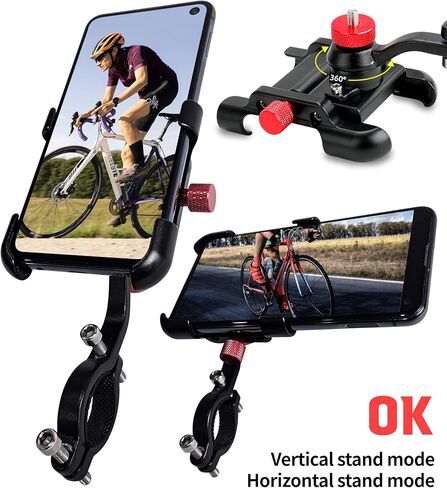 حامل هاتف للدراجة، حزام سيليكون مربع قابل للتعديل، دوران 360 درجة (SJ-298) in Kuwait