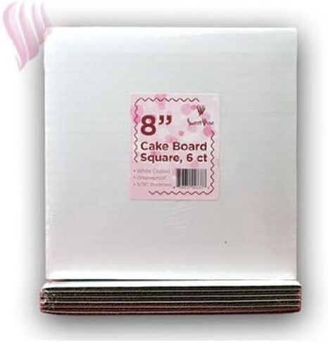 Cakeboard Square 8", 6 Ct. in Saudi Arabia