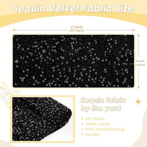 قماش مخملي ترتر لافندر بطول 2 ياردة من The Yard قماش تنجيد مزخرف بالترتر اللامع قماش ترتر مخملي قابل للتمدد للأماكن الخارجية من قماش اللحف حورية البحر وملابس الزفاف in Kuwait