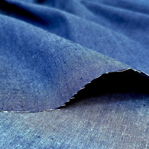 5OZ Cotton Denim Fabric for Sewing 55 Inches Width Entelare(Medium Blue 3Yards) in Saudi Arabia