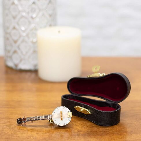 برودواي هدية مصغرة الراتنج حجر البانجو 3 بوصة دبوس الموضة مع القضية in Kuwait