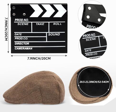 Kids Movie Director Dress up Set for Filmmaker Awards Night Career Day Halloween Birthday Movie Night Party Supplies in Kuwait