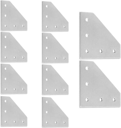 12 قطعة 2020 مكعب زاوية ثلاثي الاتجاهات 2020 ملحقات فتحة T-Slot V-Slot مع مسامير وصواميل لموصل بثق الألومنيوم 2020 ملحقات الطابعة ثلاثية الأبعاد باللون الأسود in Kuwait