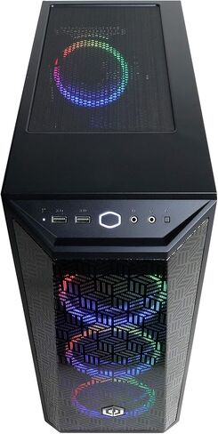 كمبيوتر ألعاب CyberPowerPC Gamer Xtreme VR، Intel Core i5-14400F 2.5 جيجا هرتز، GeForce RTX 3050 6 جيجا، 16 جيجا DDR5، 1 تيرابايت PCIe Gen4 SSD، جاهز للواي فاي ونظام التشغيل Windows 11 Home (GXIVR8060A19) in Kuwait