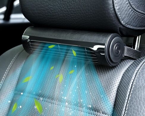 foryou Car Fans Seat Cooling Fans Blow Cold Air Backseat Car Fans Portable Car Fans for Back Seat for Kids for Cars(Light Vision) in Saudi Arabia