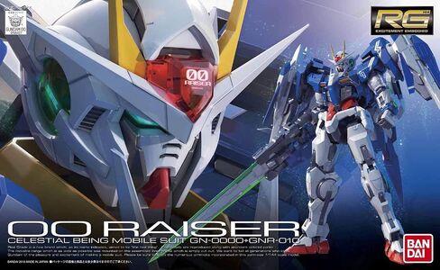 #18 00 Raiser Gundam 00", Bandai RG 1/144 Model Kit in Saudi Arabia