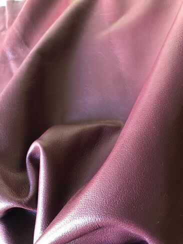 Nappa Cow Skin Genuine Leather Full Side Premium Quality Full Grain Hide (NO Holes & CUTS) Import AA Grade Leather Side (Black, 24x12 inch) in Kuwait