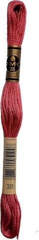 DMC 6-Strand Embroidery Cotton Bundle - Rose Color Family -5 Skeins of Thread - 8.7yd Skeins in Saudi Arabia