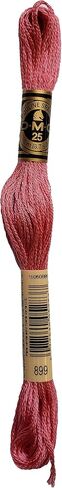 DMC 6-Strand Embroidery Cotton Bundle - Rose Color Family -5 Skeins of Thread - 8.7yd Skeins in Saudi Arabia