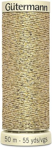 Gutermann Metallic Effect Nylon/Polyester Thread, 50m/55 yd, Gold in Saudi Arabia