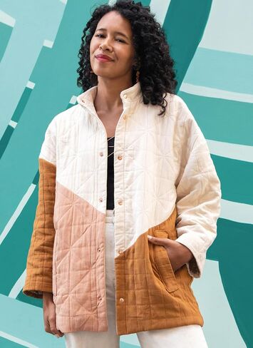Know Me Misses' Fully Lined Asymmetrical Coat Sewing Pattern Packet, Sizes 16-18-20-22-24, Multicolor in Saudi Arabia