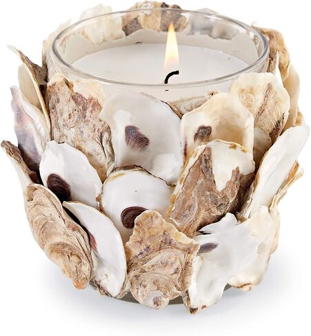 Oyster Shell Filled Candle in Saudi Arabia
