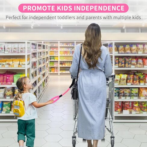 ONEDONE Stroller Handle for Toddler to Hold 20" Stroller Strap Stroller Harness for Kids Child Handle for Strollers, Wagons, Shopping Carts Soft Stroller Handle for Kids Safety Keep Kids Close Green in Kuwait