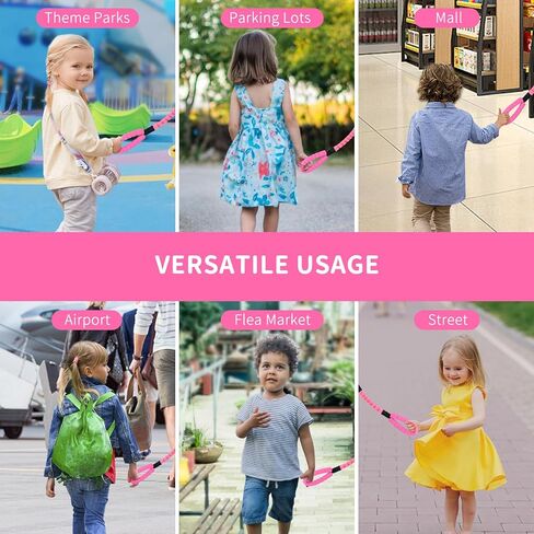 ONEDONE Stroller Handle for Toddler to Hold 20" Stroller Strap Stroller Harness for Kids Child Handle for Strollers, Wagons, Shopping Carts Soft Stroller Handle for Kids Safety Keep Kids Close Green in Kuwait