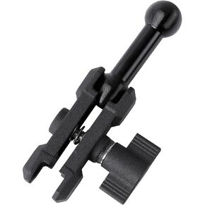 Aluminum 17mm Ball Mount Extension Adapter, 360° Rotation Extension Rod for Car Air Vent Dashboard Suction Cup Phone Holder, Compatible with Garmin GPS Mount