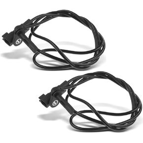 A-Premium ABS Wheel Speed Sensor Compatible with Buick Models - LaCrosse 2010-2011, Allure 2010, Sedan - Rear Driver and Passenger Side, 2-PC Set