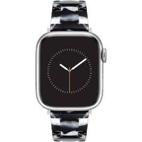 Anne Klein Women's Acetate Fashion Band for Apple Watch Secure, Adjustable, Apple Watch Band Replacement, Fits Most Wrists