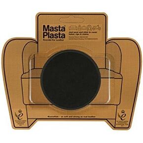 MastaPlasta Instant Self-Adhesive Premium Suede and Velvet Repair Patch. Black Suede 3-INCH Diameter Circle (8cm). Upholstery Quality Patches for Sofas, Car Interiors, Bags, Jackets & More