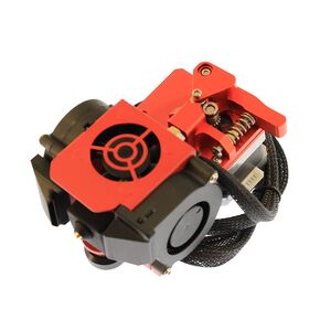 MK8 Direct Drive Extruder Upgrade Kit Short Range Dual Gear Extruder Dual 5015 Blower Fan MK8 Extruder Compatible with Ender 3 Ender-3 V2 Ender 3 Pro 3D Printer