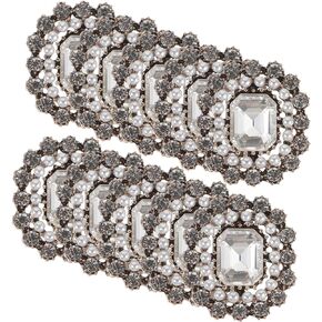 10pcs Handmade Jewelry Accessories Craft Rhinestones Pants Decor Button Bling Bling Brooch Buttons Crystal Buttons Rhinestone Embellishments Retro Flatback gem Alloy Artificial