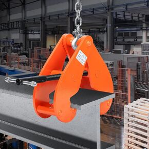 Nisorpa Beam Clamp, 11000lbs | 5 Ton Working Load Capacity I Beam Lifting Clamp Heavy Duty Vertical Beam Clamp For Rigging (3.14-12.59 Inch Adjustable Opening Range)