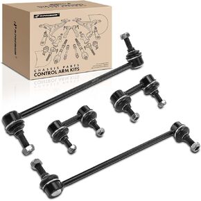 A-Premium Set of 4, Front & Rear Sway Bar Links Kit Stabilizer Bar Links Compatible with Nissan Altima 2013-2018, Maxima 2016-2018