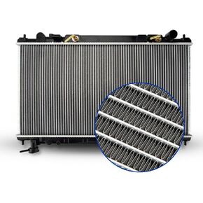 KAC Aluminum Core Complete Radiator Compatible With 2002 2003 2004 2005 2006 Altima, Replace CU2414, 214608J000, 21460-8J000, 214108J000, 214607J113, 8012414, 2708, 2414, 221-3403, NI3010188, RAD2414