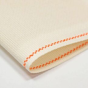 Zweigart 18 Count Aida, Cream Fabric (264), Cross Stitch Fabric, Needlework Fabric (50x50cm / 19.5'' x 19.5'')