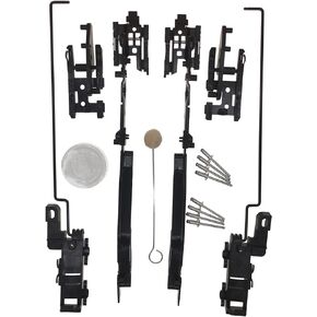 02ESR1201ABK مجموعة مسار فتحة السقف متوافقة مع Ford 2000-2014 F150 2005-2016 F250 F350 F450 2000-2017 Expedition Lincoln Navigator Mark LT Sunroof Track Repair Kit