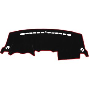 Car Dashboard Cover Mat Compatible for Kia Sportage 2011-2015, Protective Polyester Black Center Console Interior Trim Dash Board Mat