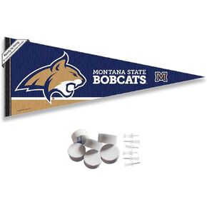 Montana State Bobcats Pennant Flag and Wall Tack Mount Pads