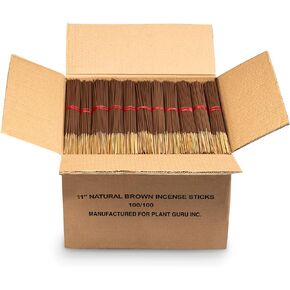 3500 Unscented Incense Sticks 11" Bulk - 100% Natural Joss and Bamboo Punk Blanks - Great for DIY Aromatherapy Incense Making.
