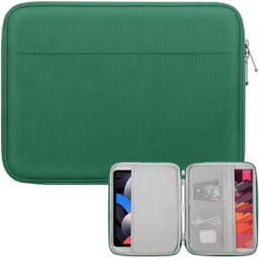 حافظة حمل للكمبيوتر اللوحي مقاس 9-11 بوصة لجهاز iPad 10.2 9/8/7th Gen، iPad Pro 11 M4 M2 2024-2018، iPad Air 11" 2024، iPad Air 5/4 10.9، iPad 10th Gen 10.9، Galaxy Tab A9+/S9 FE/A8، أخضر داكن in Kuwait