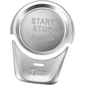 X AUTOHAUX Engine Start Stop Button Cover Kit Push Start Button Trim Sticker for BMW 2 3 3GT 4 5 6 7 X1 X2 X3 X4 X5 X6 X6M M2 M3 M4 M5 Aluminum Alloy Black