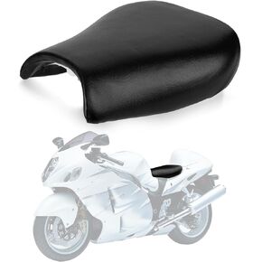 PSLER Front Cushion Seat for GSXR1300 - Motorcycle Rider Driver Rectangular Pad Seat for Hayabusa GSXR1300 1997 1998 1999 2000 2001 2002 2003 2004 2005 2006 2007,Black