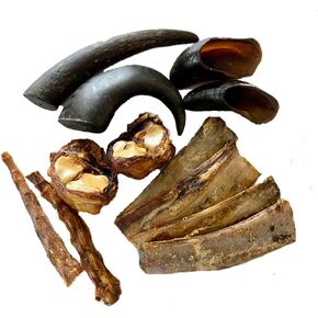 12 Piece Water Buffalo Chews Value Pack - Long Lasting, Natural Dog Chews for Healthy Teeth & Gums for All Breeds