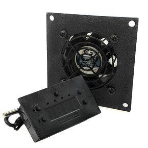 Coolerguys 3.5-Inch Single 60mm Fan Cooling Kit with Programmable Thermostat