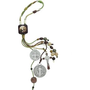 Saint Benedict Home Blessing | Features Two Saint Benedict Medals and Crucifix for Spiritual Protection