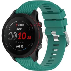 Replacement Band for Garmin Vivoactive 4 Watch Bands/Garmin Venu 3 Watch Band/Garmin Forerunner 255/265 / 745 Bands/Garmin Venu 2 Band, 22mm Waterproof Soft Silicone Wrist Strap for Women Men