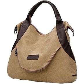 Xiaoxiongmao جيب كبير عارضة حقائب الكتف النسائية عبر الجسم حقائب جلدية قماش in Kuwait