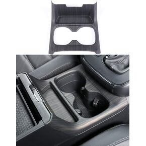 for Honda CRV 2023 2024 Center Console Cup Holder Protetive Panel, Cool Sporty Carbon Fiber Grain Interior Accessories for New CR-V, Luxury Interior Upgrate Cover Trims- Carbon