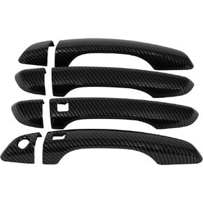 OCPTY 4PCS Door Handle Covers for 2017-2019 for Hyundai Elantra Exterior Driver Side & Passenger Side Car Door Handle Covers Trim Kit Black