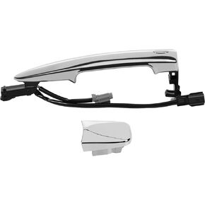 Exterior Door Handle, Front Door Handle Passenger Right Side Replacement for 2009-2014 for Murano 2013-2016 for Sentra Chrome